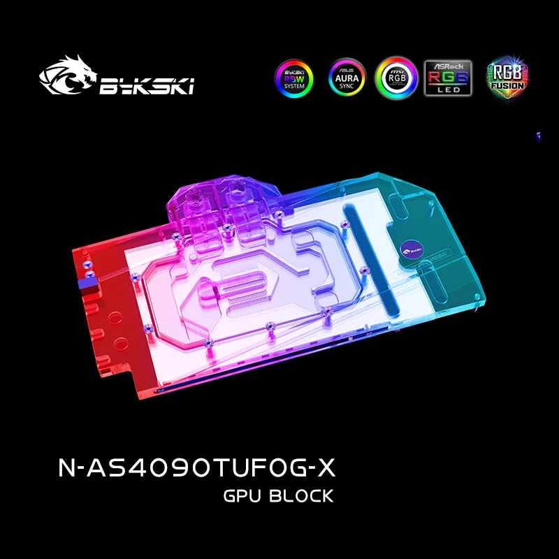 Rtx 4090 Water Block - Blok GPU Bykski untuk Kartu Video