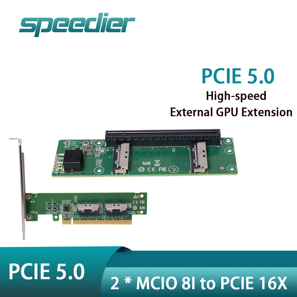 Pcie 5.0 Gpu Riser Cable - Kabel Ekstensi GPU Eksternal PCIe 5.0