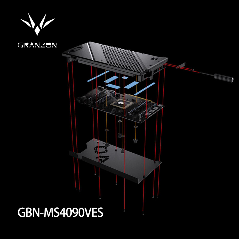 Rtx 4090 Water Block - Blok Air GPU Granzon untuk Kartu