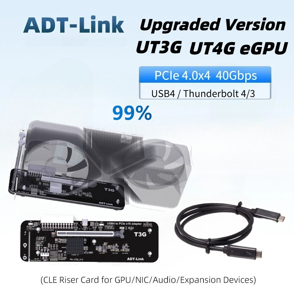 Gpu External Dock Egpu Thunderbolt 4 - Adaptor Eksternal GPU Dock USB4 40Gbps