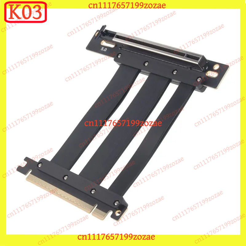 Pcie 5.0 Gpu Riser Cable - Kabel Ekstensi Riser Slot 90 Derajat