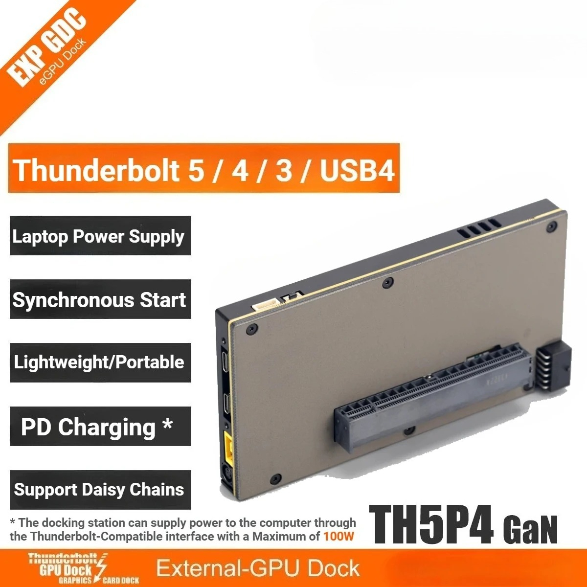 Gpu External Dock Egpu Thunderbolt 4 - Laptop TH5P4GaN yang telah ditingkatkan, Thunderbolt