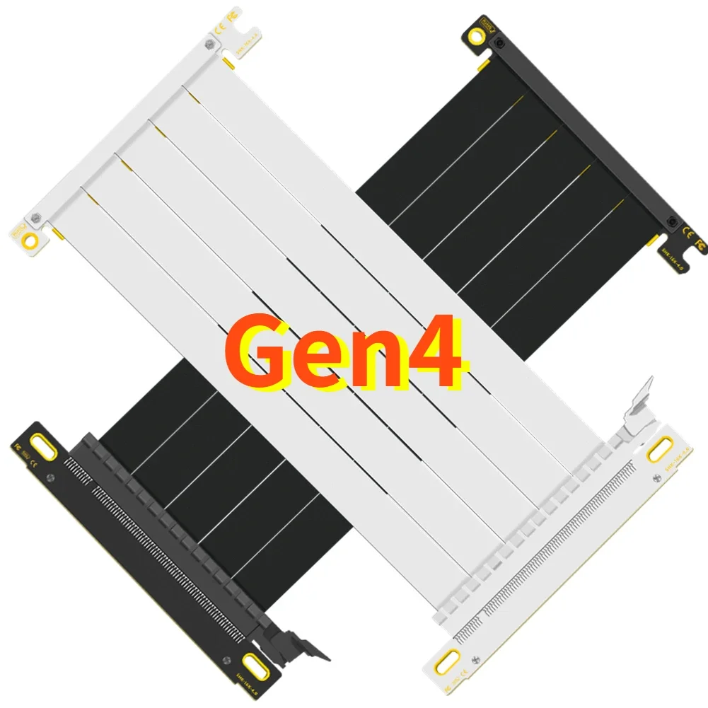 Itx Gpu Riser Pcie 4.0 16X - Kabel Ekstensi Kartu Grafis Terbalik Ganda