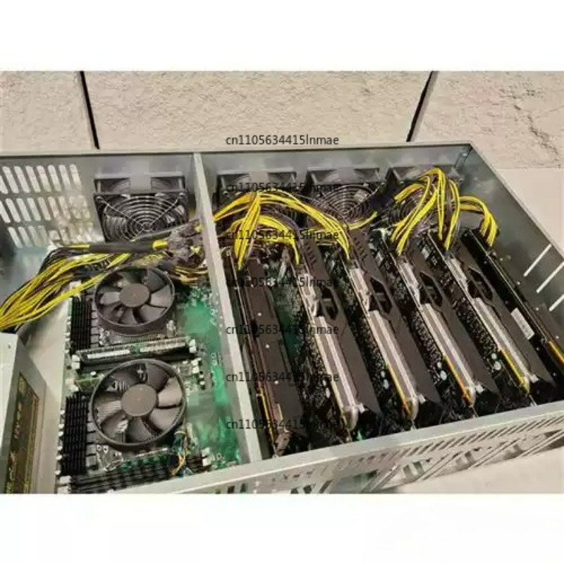 Server Gpu Chassis 4U - Kontrol Komputer, Kipas Bertenaga Tinggi, Chassis