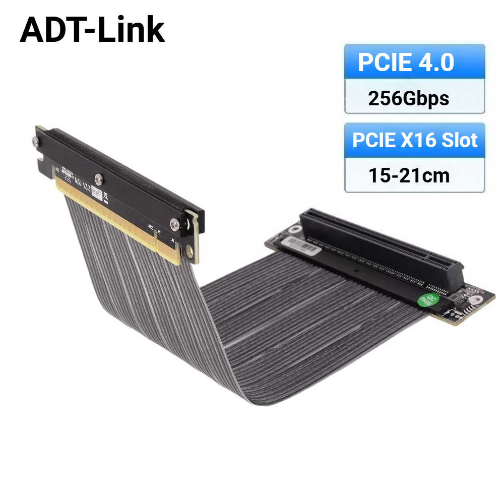 Kabel Ekstensi GPU ADT-Link 20 - Itx Gpu Riser Pcie 4.0 16X ulasan dan harga