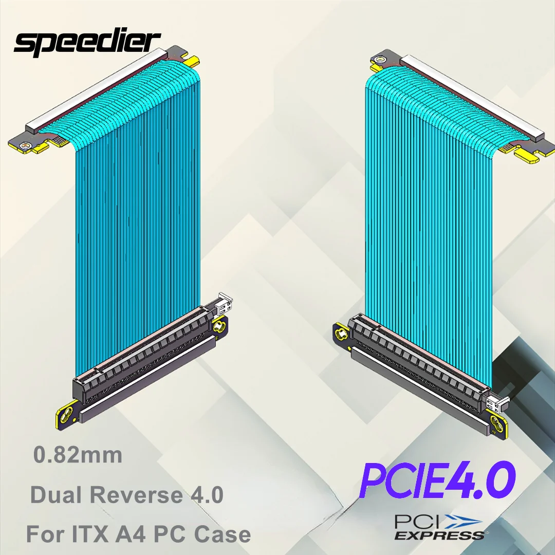 Kabel Riser Pci-e 4.0 Terbalik - Itx Gpu Riser Pcie 4.0 16X ulasan dan harga