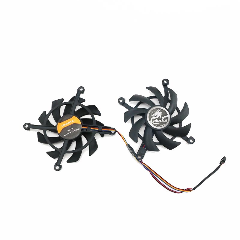 2 buah baru 85MM 4PIN 12V kipa - Rtx 4080 Super 16Gb ulasan dan harga
