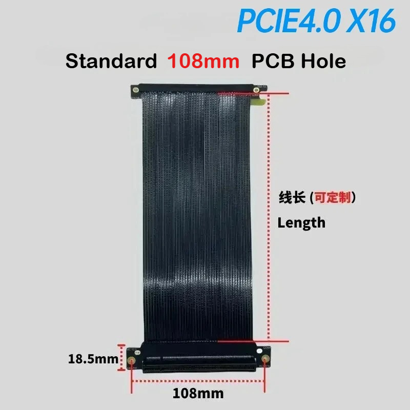 Kabel Ekstensi Kartu Grafis 16 - Itx Gpu Riser Pcie 4.0 16X ulasan dan harga