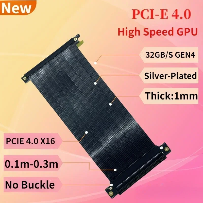 Kabel Ekstensi Kartu Grafis 16 - Itx Gpu Riser Pcie 4.0 16X ulasan dan harga