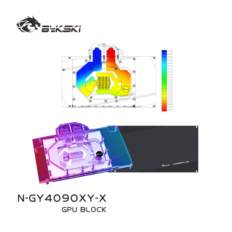 Blok Air Bykski untuk Kartu GP - Rtx 4090 Water Block ulasan dan harga