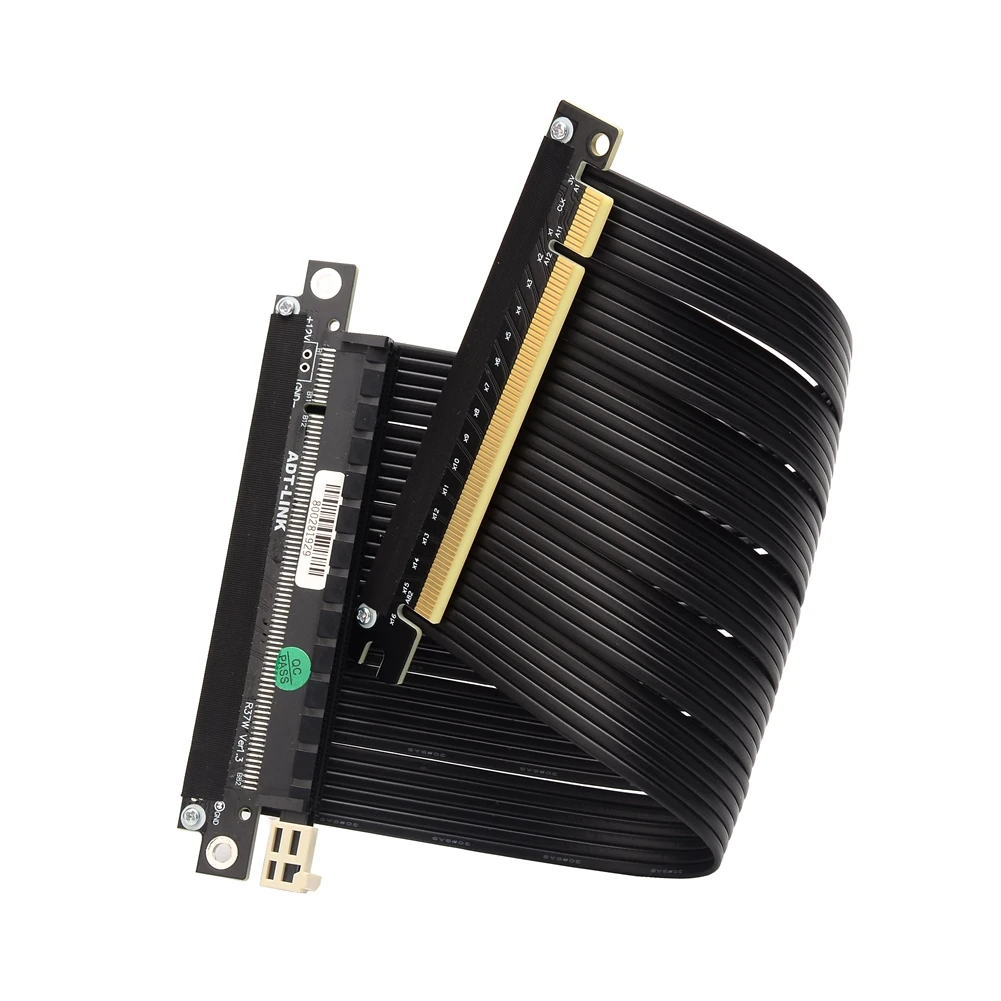 Perak Putih Terbalik PCIE 4.0  - Itx Gpu Riser Pcie 4.0 16X ulasan dan harga