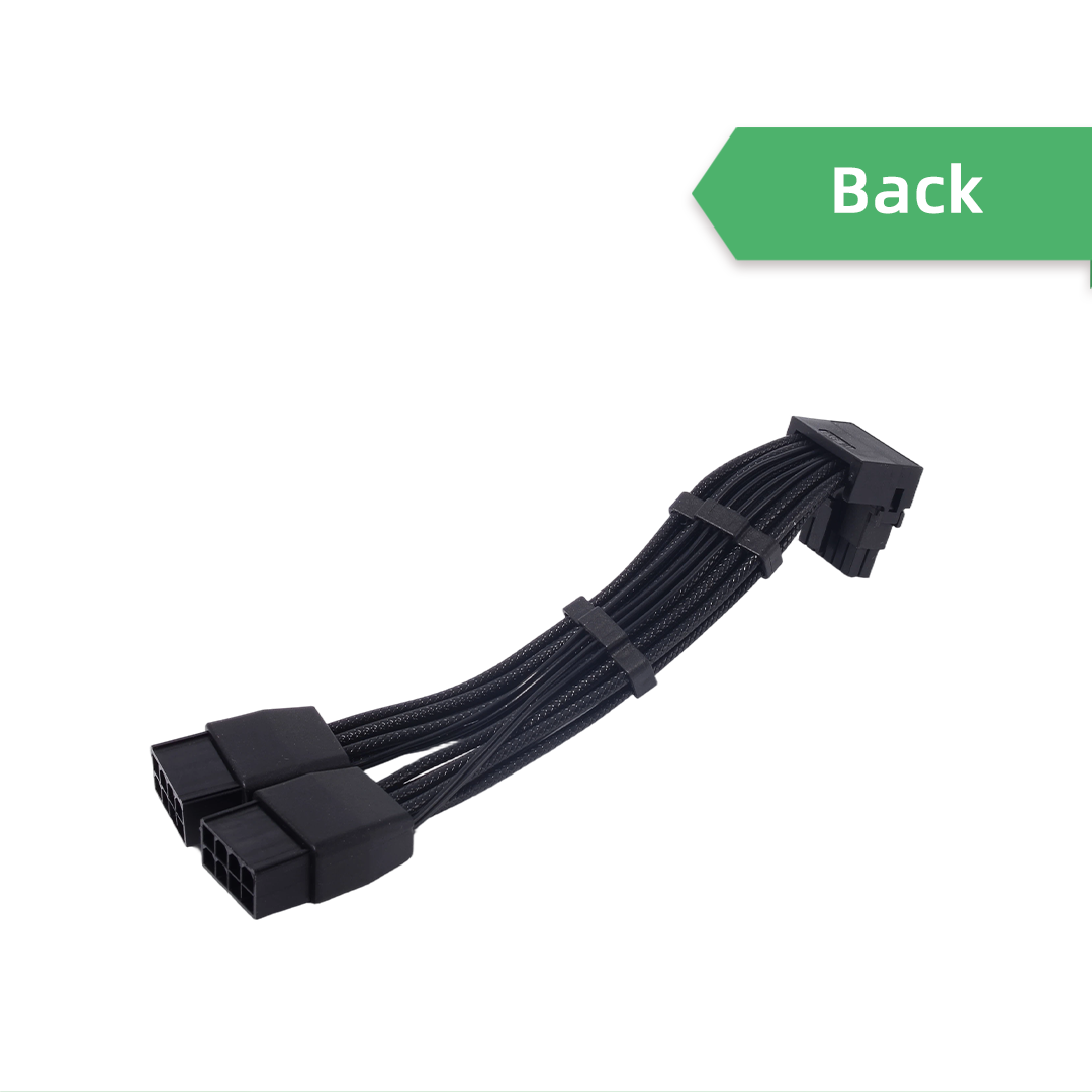 Antarmuka PCIE 5.0 2X8PLA 16AW - Dual 8Pin To 16Pin 12Vhpwr Cable ulasan dan harga
