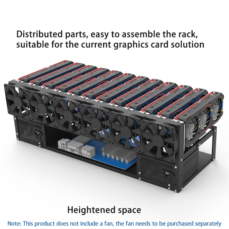 6/8/12 Kartu GPU Bracket Open  - Gpu Mining Rig Frame 8 Gpu ulasan dan harga