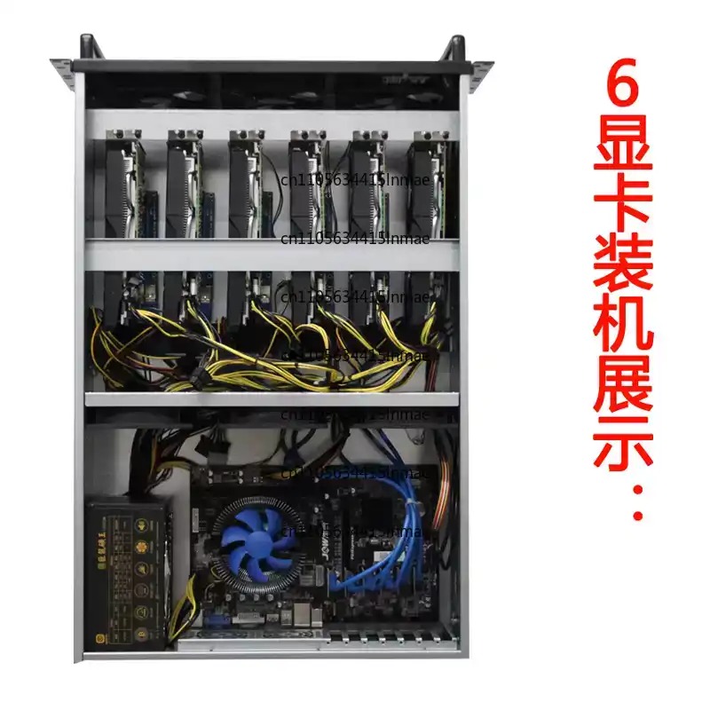 Kontrol Komputer, Kipas Berten - Server Gpu Chassis 4U ulasan dan harga