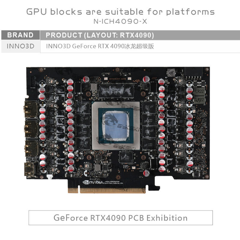 Bykski N-ICH4090-X GPU Water B - Rtx 4090 Water Block ulasan dan harga
