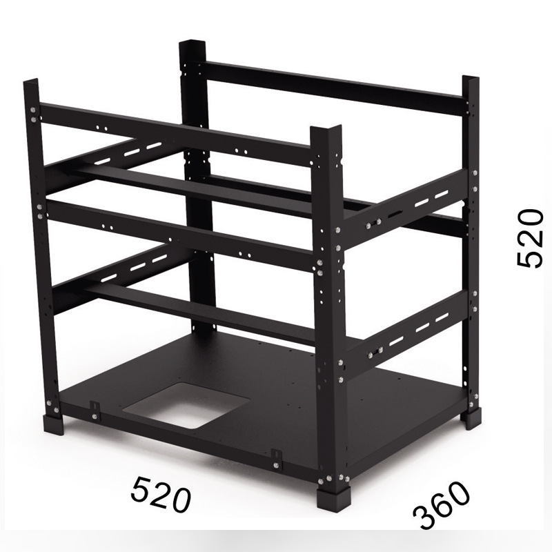 Casing GPU Open Frame Kustom D - Gpu Mining Rig Frame 8 Gpu ulasan dan harga