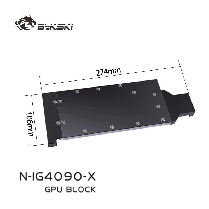 Blok Air GPU Bykski untuk Kart - Rtx 4090 Water Block ulasan dan harga
