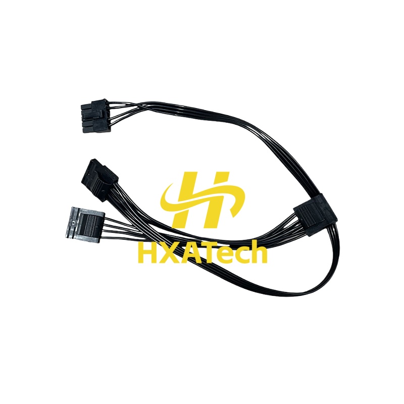 HXATech- 12VHPWR 16pin CPU 8pi - Dual 8Pin To 16Pin 12Vhpwr Cable ulasan dan harga