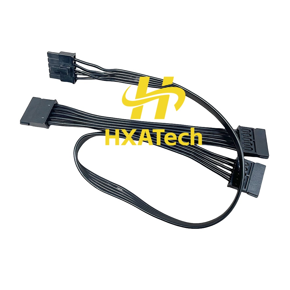 HXATech- 12VHPWR 16pin CPU 8pi - Dual 8Pin To 16Pin 12Vhpwr Cable ulasan dan harga