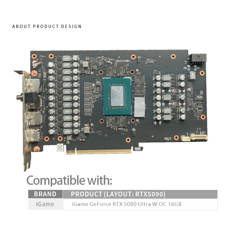 Blok GPU Bykski N-IG5080ULOC-X - Rtx 5080 16Gb ulasan dan harga