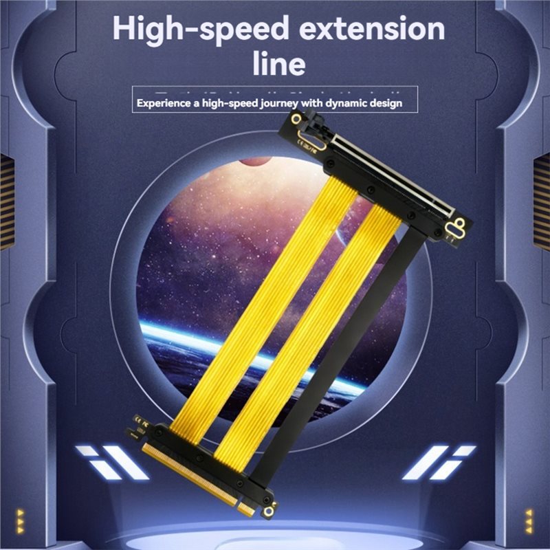 Kabel Ekstensi GPU-Pcie 5.0 X1 - Pcie 5.0 Gpu Riser Cable ulasan dan harga