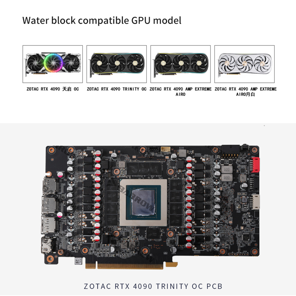BARROW blok air untuk ZOTAC Ge - Rtx 4090 Water Block ulasan dan harga